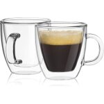 Verres isol�s � double paroi tasses � expresso (ensemble de 2)