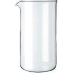 Verre � piston de rechange 8 tasses, transparent, 1 litre - diam�tre 10 cm,