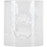 Verre � vin 250ml en forme de cr�ne � double paroi, id�al pour bar, club ou ktv