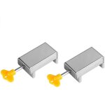 Verrou baie vitr�e coulissante, 2pcs bloque porte coulissante avec cl�s, fen�tre coulissante fermeture ...