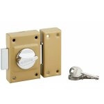 Thirard ? verrou � bouton etendard pour porte d'entr�e ? cylindre 40mm en acier ? 3 cl�s plates crant�es ...