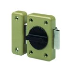 Vachette - verrou rpx � bouton cylindre de 40mm bronze 16401000