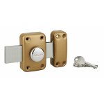 Thirard - verrou à bouton apache pour porte de garage, cylindre 40mm, pêne 160mm, acier, 3 clés, époxy ... Thirard - verrou à bouton apache pour porte de garage, cylindre 40mm, pêne 160mm, acier, 3 clés, époxy ...