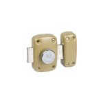 Vachette ? verrou � bouton cyclop 7600 30 verni ? longueur cylindre 30mm ? 3 cl�s fournies ? s�curit� ...