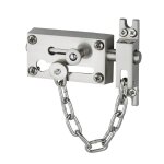 Verrou entrebâilleur à chaînette pour porte d'entrée, nickelé - serrurerie de picardie Verrou entrebâilleur à chaînette pour porte d'entrée, nickelé - serrurerie de picardie
