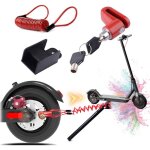 Verrou frein disque fil acier pour m365, antivol trottinette �lectrique, accessoire s�curit�.