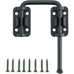 Verrous loquet porte ext�rieur, 10x8 cm, verrou porte loquet pratique, verrou porte interieure en acier ...