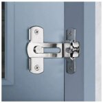 Verrou de porte � angle droit 90 degr�s boulon de verrouillage de boucle de verrouillage boulon de barillet ...