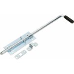 Verrou de porte de garage 420 mm galvanis� argent� avec poign�e en caoutchouc - kotarbau