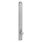 Verrou vertical, � visser, hauteur 200mm, p�ne plat coulissant, acier zingu� - thirard