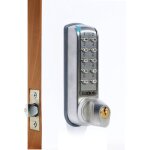 Verrou wallis � code m�canique avec p�ne dormant en applique - lokod