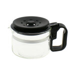 Home equipement - verseuse couleur noire avec couvercle adaptable 9 - 12 t a02black pour cafetire - ...