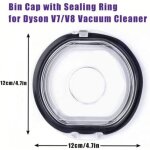 Versez le d�p�t de poudre dans l'aspirateur dyson v10.