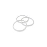 Bague d?tanchit silicone lot de 3, pices rechange pour poussoir saucisse ? vertes