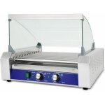 Hot dog maker machine  hot dog gril  saucisses et rchauffeur lectrique 2200w (acier inoxydable, 11 ...
