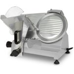 Trancheuse �lectrique, trancheuse saucisson avec 150w, couteau avec 250mm de diam. , �paisseur de coupe ...