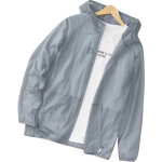 Veste anti - uv l�g�re et respirante � manches longues pour la p�che, randonn�e et sport d'�t�, gris ...