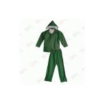 Inferramenta - veste de costume et pantalon de travail a tanche a la pluie taille xl vert