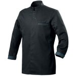 Veste de cuisine �cologique manches longues robur dunes noir / bleu l
