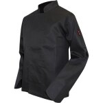 Veste de cuisine lma passoire manches longues noir m