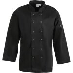 Veste de cuisine mixte vegas manches longues noire - whites chefs clothing