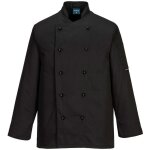 Veste de cuisine somerset noir m
