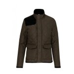 Veste equitation kariban matelass�e homme vert / noir s