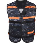 Veste de jeu camouflage pour enfants avec support de cartouches en mousse et �tui renforc� pour pistolet ...