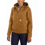 Blouson de travail femme washed duck active jacket marron t. m - 104053 - brn - m Blouson de travail femme washed duck active jacket marron t. m - 104053 - brn - m