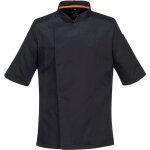 Veste cuisine manches courtes maille respirable portwest noir xxl Veste cuisine manches courtes maille respirable portwest noir xxl