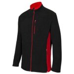 Veste polaire bicolore velilla noir / rouge l