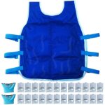 Veste rafra�chissante avec packs de froid pour hommes et femmes - id�ale pour sports d'ext�rieur et travail ...