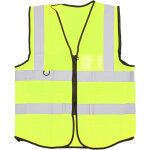 Veste de s�curit� haute visibilit� imperm�able avec fermeture �clair et poches multiples pour travailleurs, ...