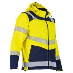 Lma - veste softshell authentic hv viseur 2227 - jaune fluo / marine - l Lma - veste softshell authentic hv viseur 2227 - jaune fluo / marine - l