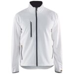 Veste softshell blaklader stretch + blanc / gris l