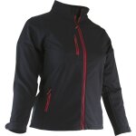 Lma - veste de travail softshell polaire femme alba - noir l - 4
