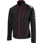 Veste softshell fortis 24, noir / rouge taille s