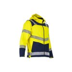 Lma - veste softshell authentic hv viseur 2227 - jaune fluo / marine - 2xl