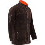 Veste sauvage en cuir de curie de vache - taille xxl
