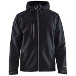 Blaklader - veste de travail à capuche softshell 4949 - noir / gris clair - 4xl Blaklader - veste de travail à capuche softshell 4949 - noir / gris clair - 4xl