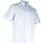 Veste de travail cuisinier mc aubergine - blanc l - 4 Veste de travail cuisinier mc aubergine - blanc l - 4