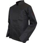 Veste de cuisine lma passoire manches longues noir m