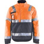 Veste de travail hiver haute visibilit� 4862 - orange fluo / gris anthracite l