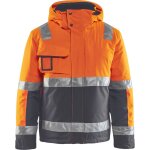 Veste de travail hiver haute visibilit� stretch 4870 - orange fluo / gris anthracite m