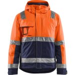 Veste de travail hiver haute visibilit stretch 4870 - orange fluo / marine m