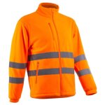 Veste de travail polaire coverguard ritto taille 4xl orange haute visibilit multi - poches