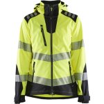 Veste de travail softshell haute visibilit femme 4791 - jaune fluo / noir s