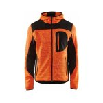 Blaklader - veste tricote  capuche - 4930 - orange / noir - xl