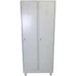 Jamais utilise] vestiaire industrie salissante 2 colonnes fermeture par cadenas 180x80x50cm gris