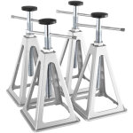 Vevor ? lot de 4 chandelles de stabilisation pour caravane ? charge 2, 72 t ? hauteur r�glable 280 - ...